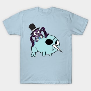 Star VS The Forces Of Evil! Spider in a top hat and narwhal T-Shirt